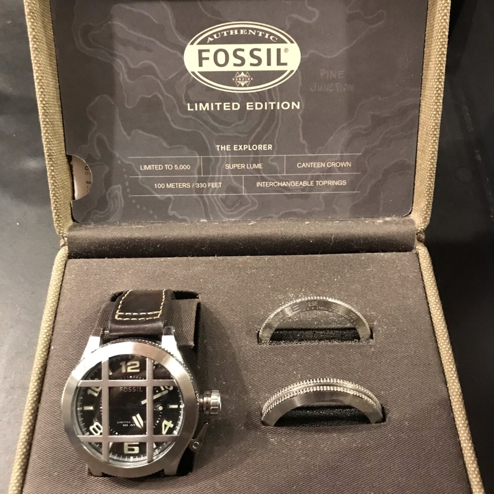 Limited edition fossil explorer watch